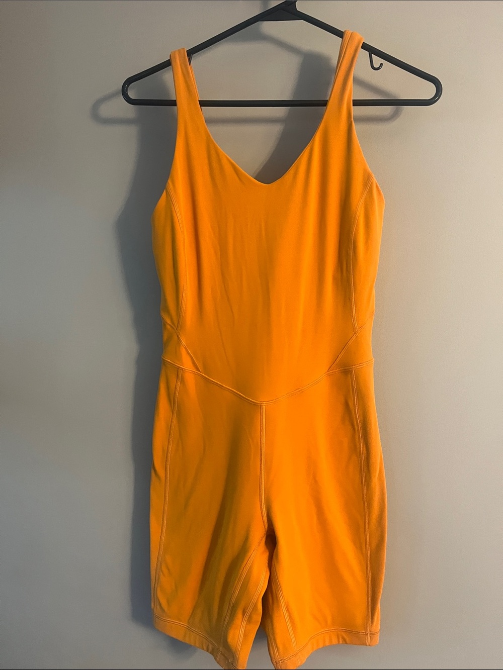 lululemon athletica Orange Women’s Athletic Romper Shorts